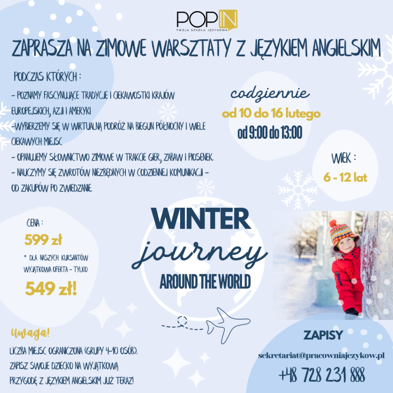 WINTER JOURNEY AROUND THE WORLD – zima 2025 w POP-IN